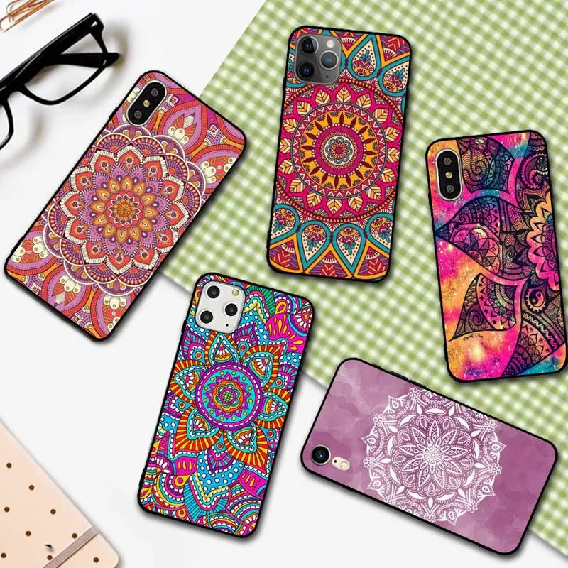 Floral x Mandala Boho iPhone Case