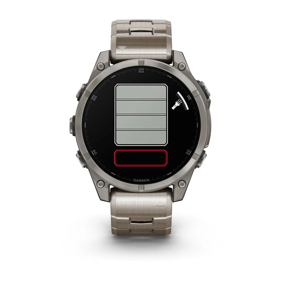 fēnix® 8 – 47 mm | AMOLED - Sapphire, Titanium with Titanium Band