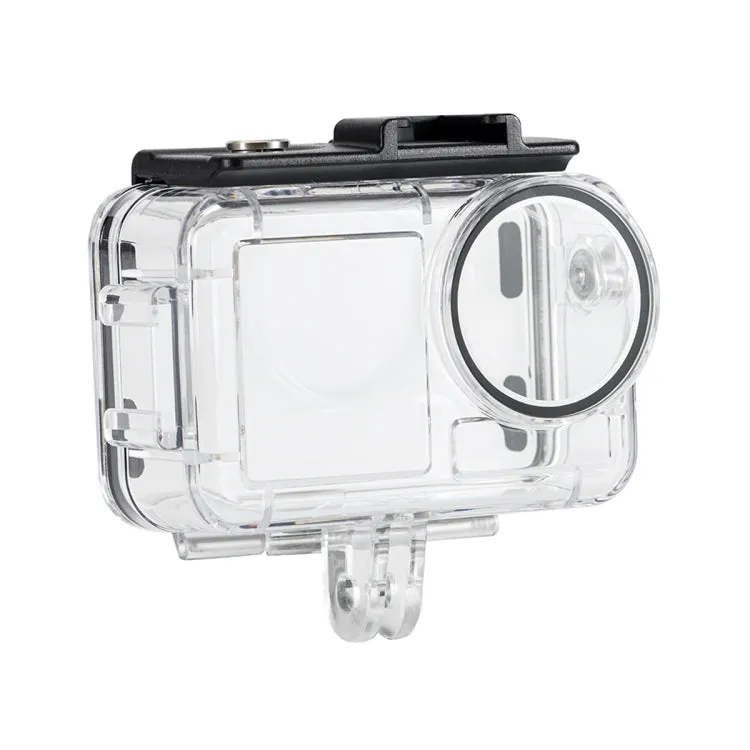 For DJI Osmo Action 5 Pro / 3 / 4 60m Underwater Waterproof Housing Diving Case (Transparent)