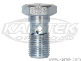 Fragola Banjo Adapter Fitting 9/16"-18 Thread Steel Bolts