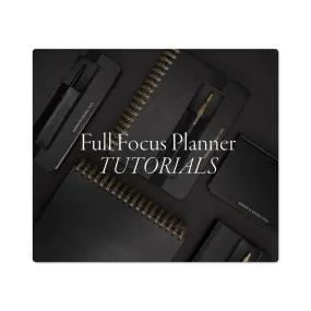 Full Focus Planner Tutorials Course