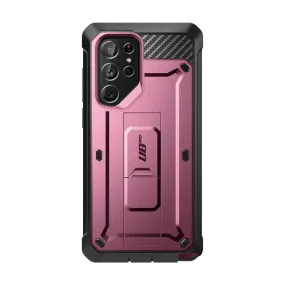 Galaxy S22 Ultra Unicorn Beetle PRO Rugged Case-Burgundy