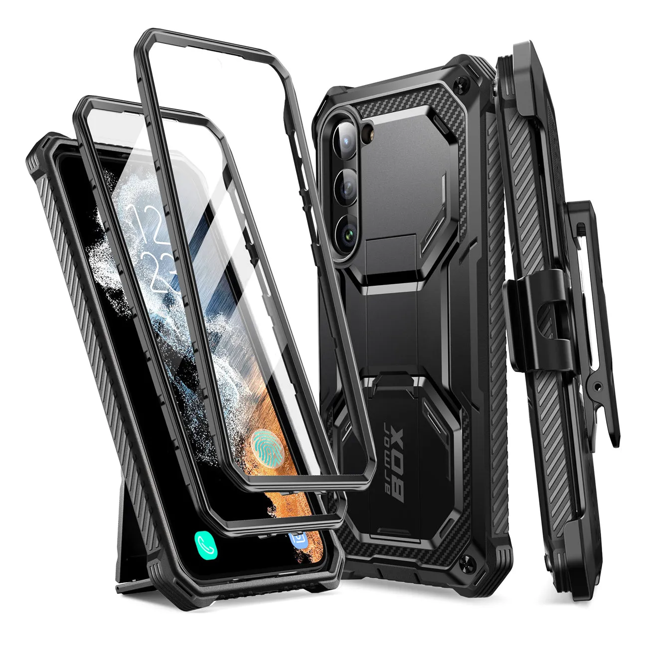 Galaxy S23 Plus Armorbox Case-Black