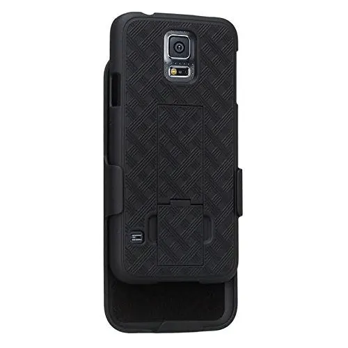 Galaxy S5 Case, Slim Holster Shell Combo Case [Rotating Swivel Belt Clip] for Samsung Galaxy S5