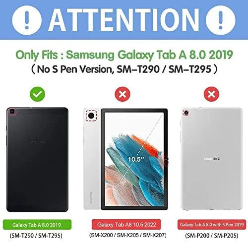 Galaxy Tab A 8.0 2019 T290/ T295 (NO S Pen Model) Slim Case | ProCase