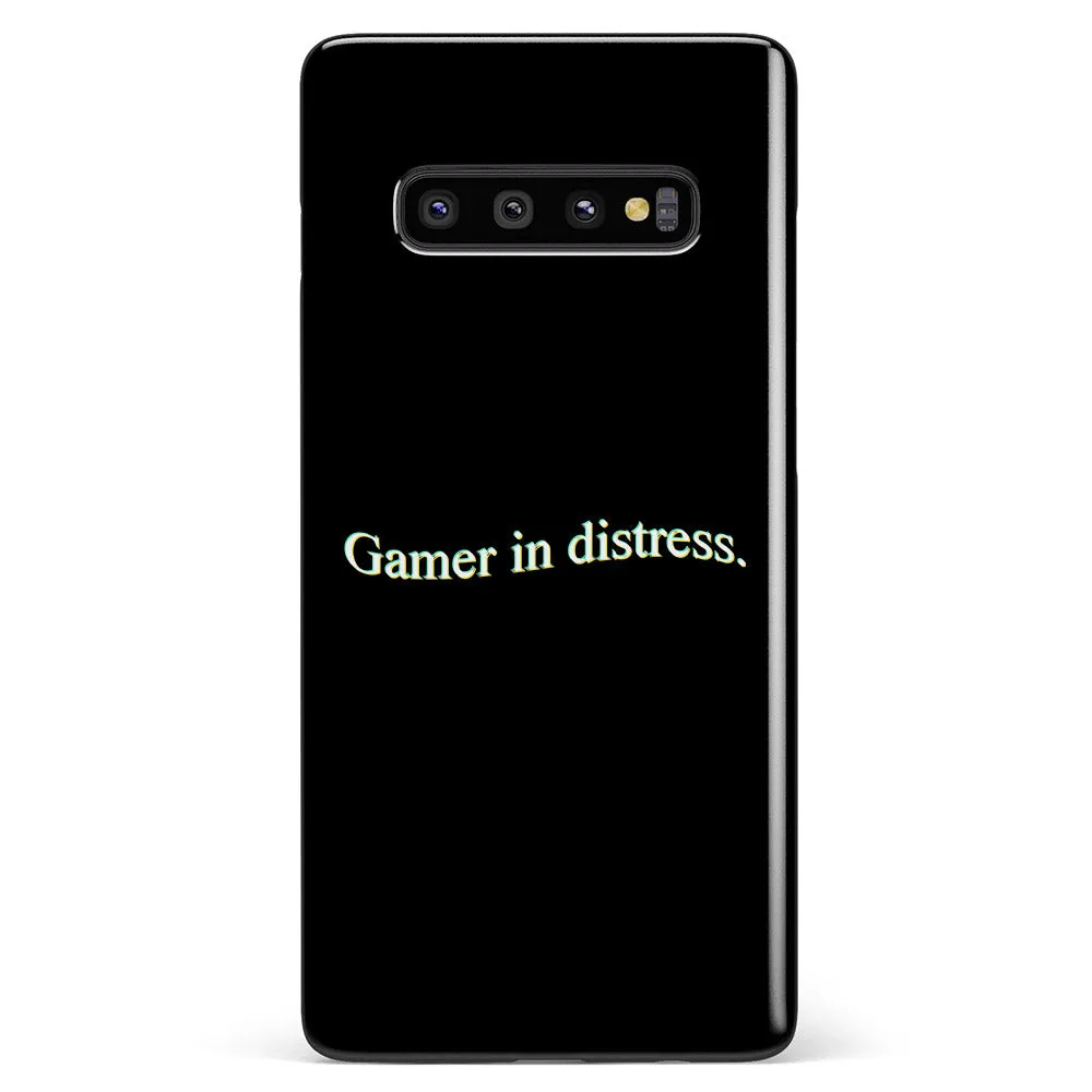 Gamer in Distress Slim Samsung Case