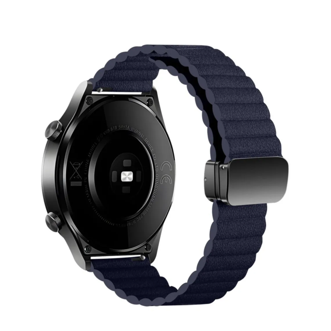 Garmin Approach S42 synthetic leather wristband with magnetic clasp (joint circumference: 170-220mm) - dark blue