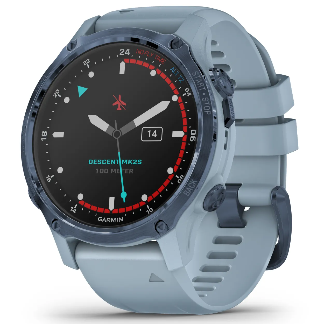 Garmin Descent Mk2S, Smaller-Sized Watch-Style Dive Computer, Multisport