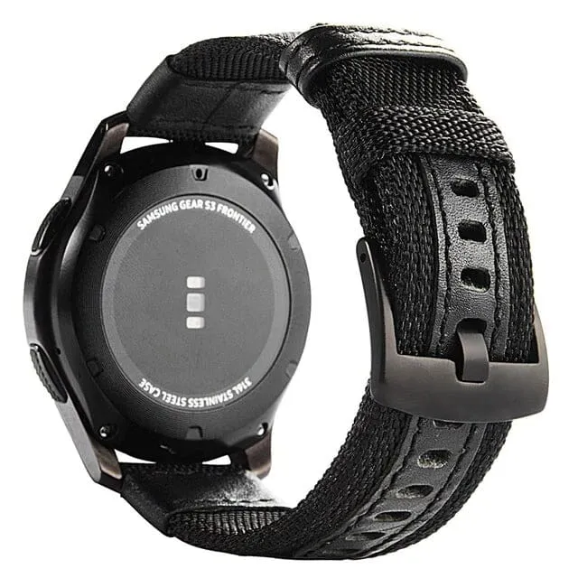 Garmin Fenix 7 Nylon & Leather Watch Straps