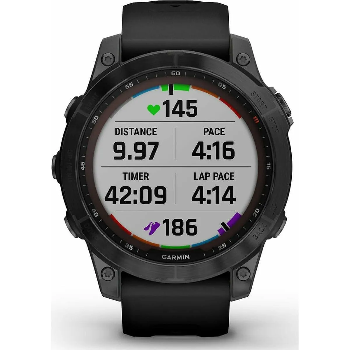 Garmin Fenix 7 Sapphire Solar HRM With GPS Multisport Watch - Black