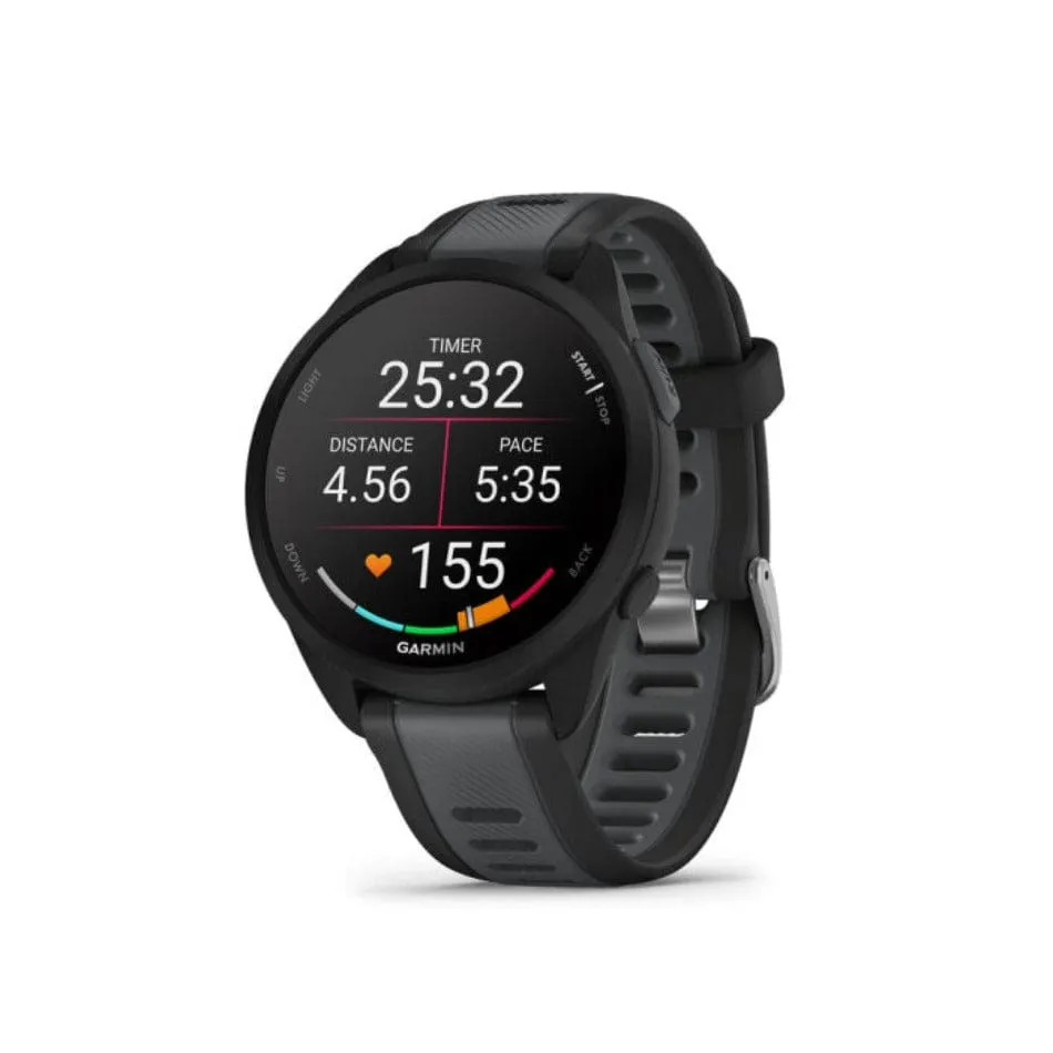 Garmin Forerunner 165 Black and Slate Grey