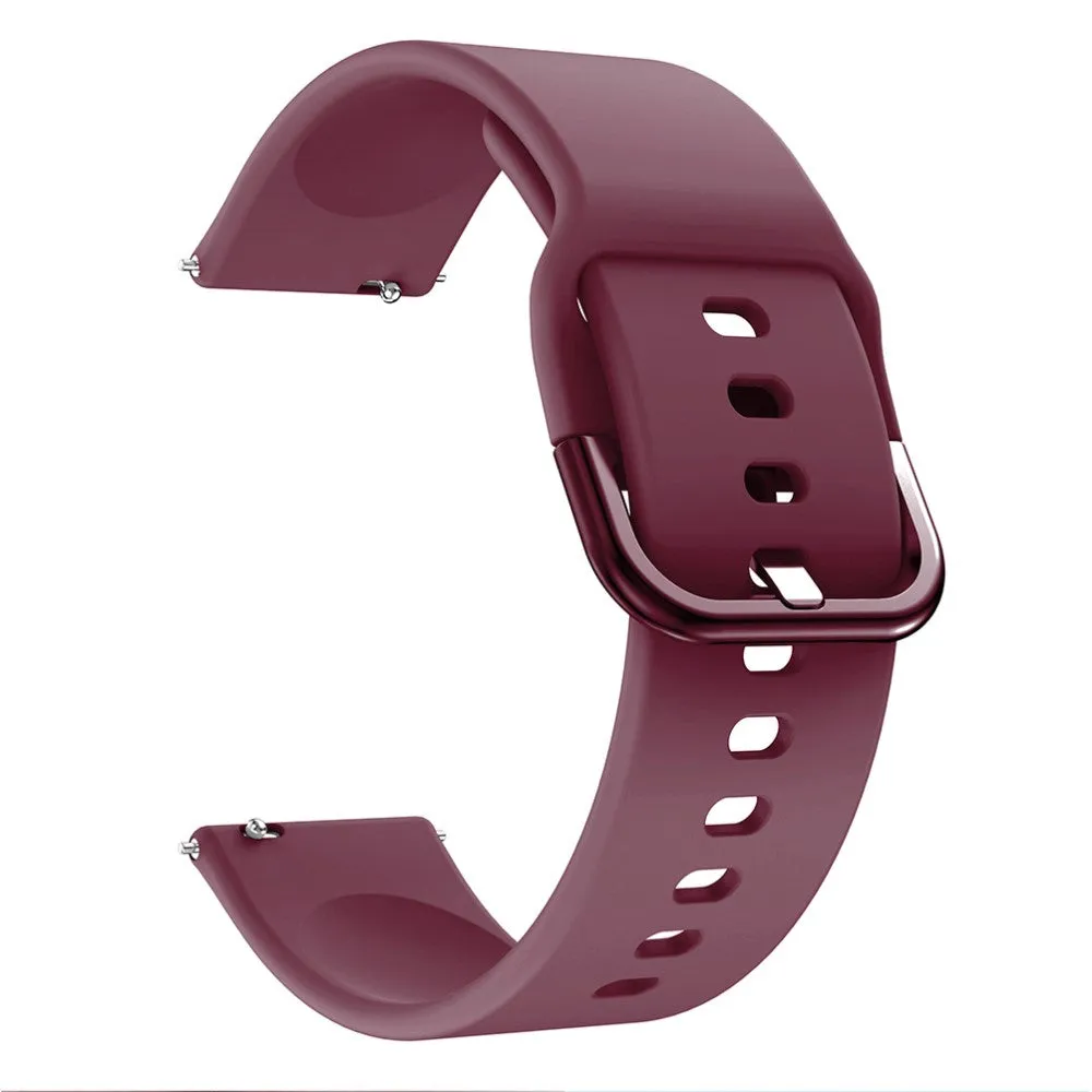 Garmin Forerunner 245 silicone sports bracelet with pin buckle (joint circumference: 155-195mm) - wine red