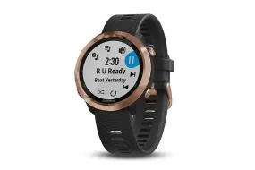 Garmin Forerunner 645 Music Smartwatch Black w/ Rose Gold Hardware