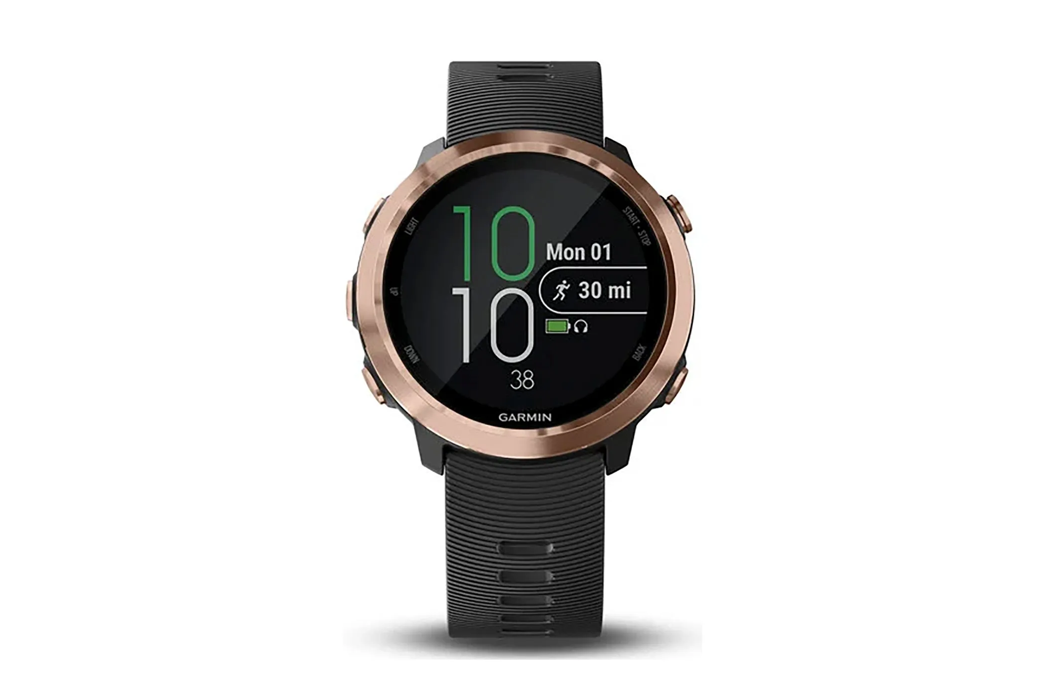 Garmin Forerunner 645 Music Smartwatch Black w/ Rose Gold Hardware