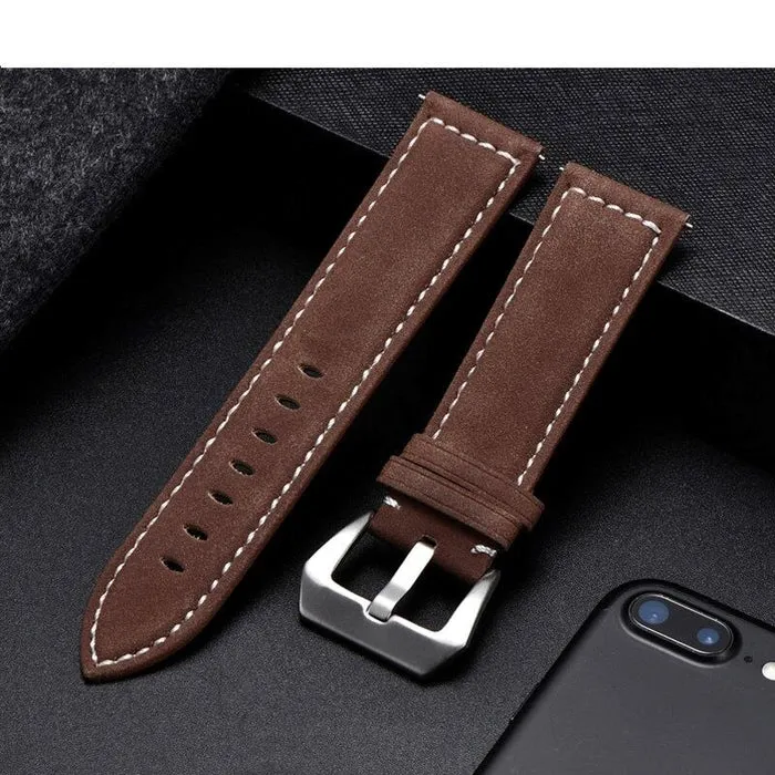 Garmin Forerunner 955 Retro Leather Watch Straps