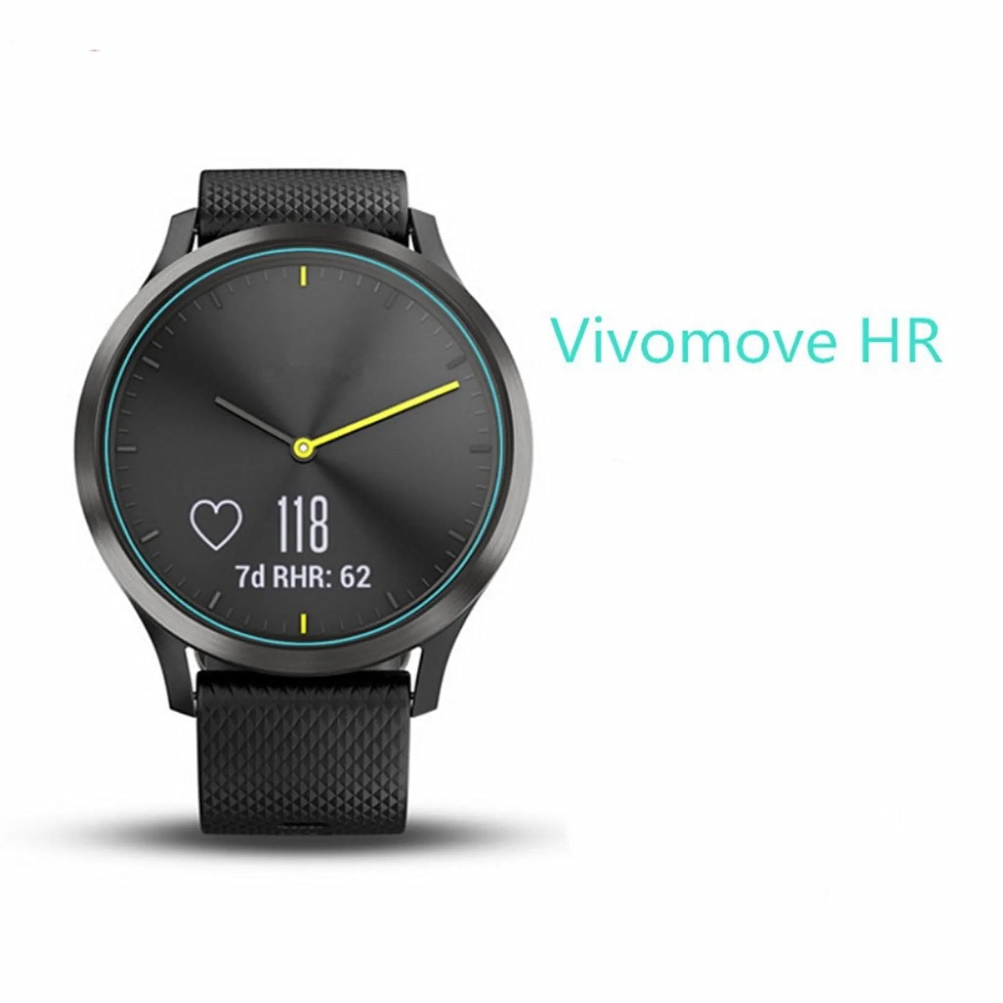 Garmin Vivomove HR tempered glass screen protector - Black