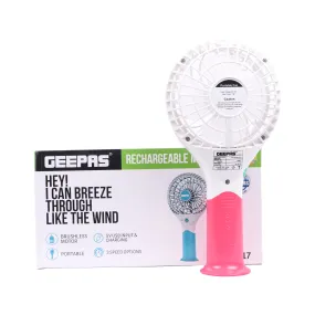 Geepas Rechargeable GF9617 Mini Fan