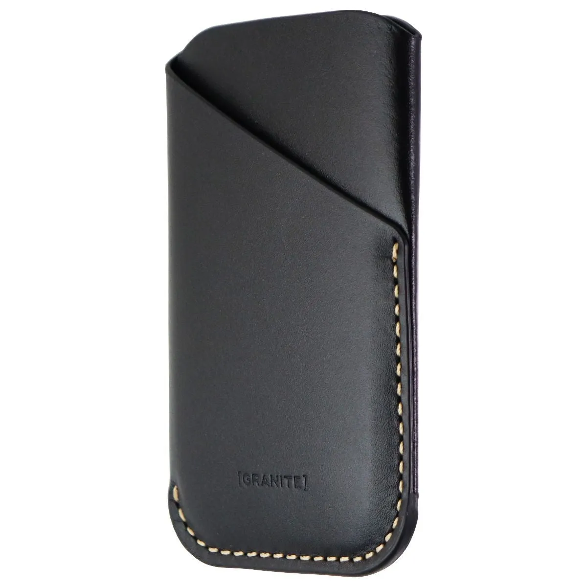 Granite Genuine Leather Sleeve Case for Palm Smartphones - Black