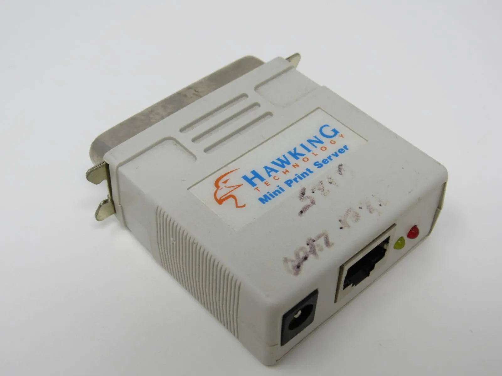 Hawking Tech Mini Print Server Adapter 10Base-T PN6125 -- Used