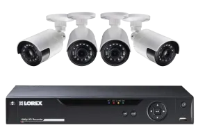 HD DVR Security System with 1080p Ultra-Wide Viewing Cameras & Lorex Cloud Connectivity