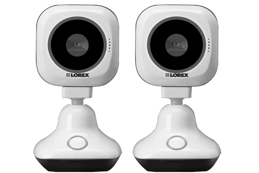 HD WiFi security cameras with remote vieiwng (2-pack)