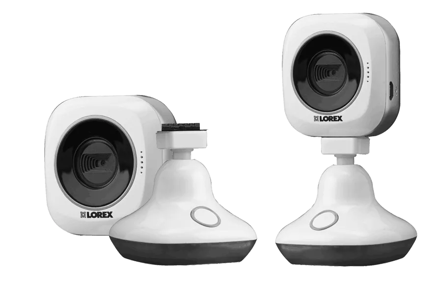 HD WiFi security cameras with remote vieiwng (2-pack)