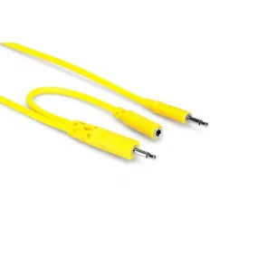 Hosa CMM-545Y Hopscotch Synth Patch Cables 5-Pack - 1.5ft