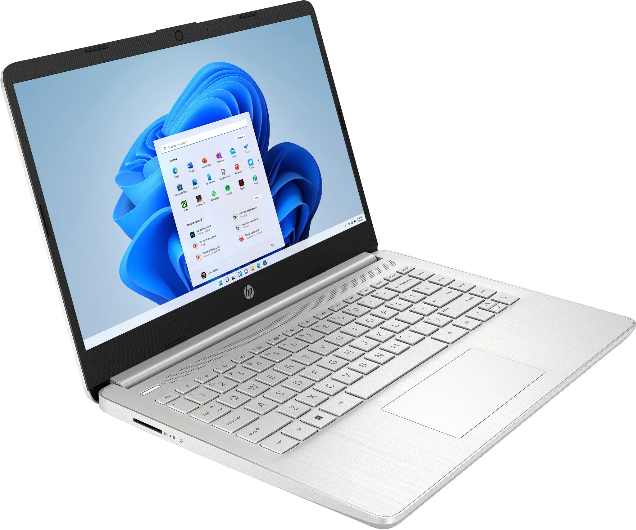 HP 14s-dq5009na Intel® Core™ i5 i5-1235U Laptop 35.6 cm (14") Full HD 8 GB DDR4-SDRAM 256 GB SSD Wi-Fi 5 (802.11ac) Windows 11 Home Silver