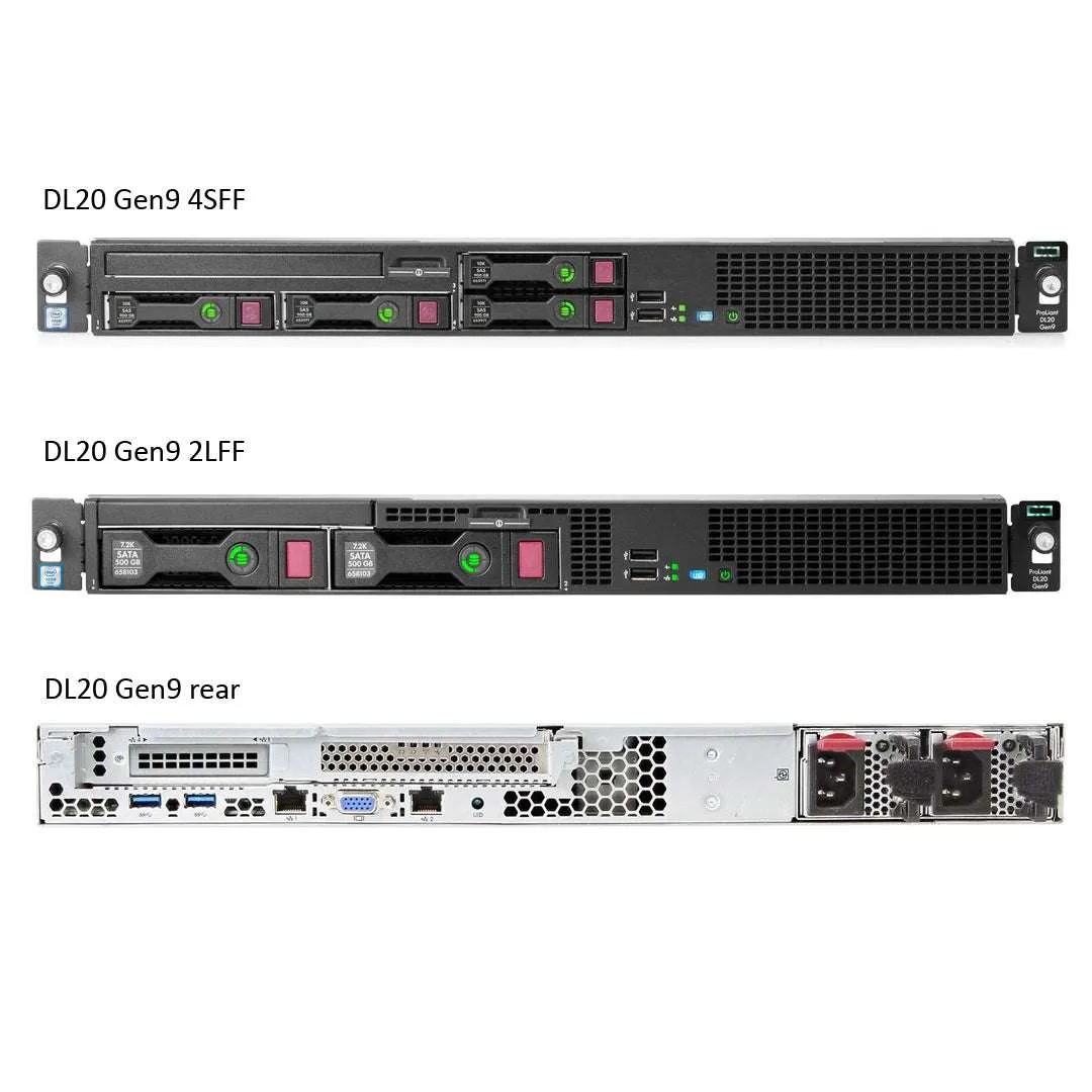 HPE ProLiant DL20 Gen9 CTO Rack Server