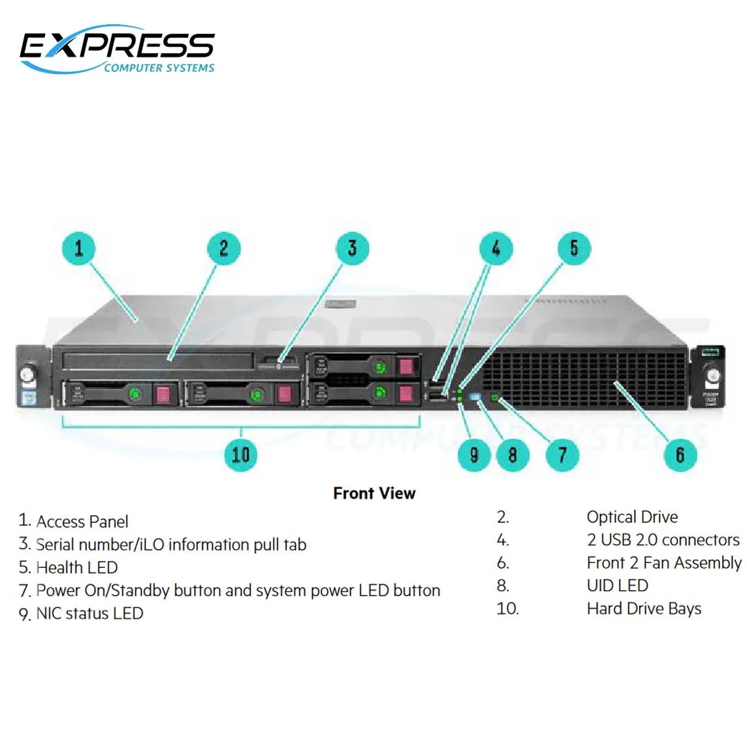 HPE ProLiant DL20 Gen9 CTO Rack Server