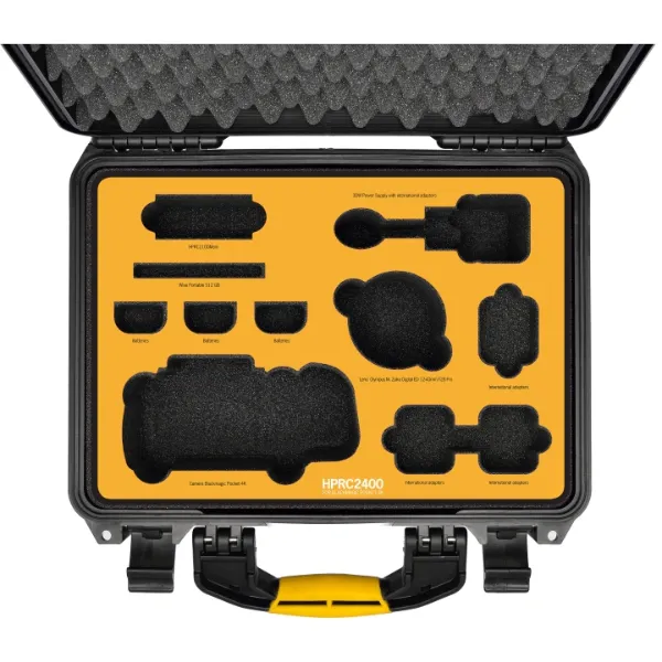 HPRC 2400 Case for Blackmagic Pocket 4K Camera - Black