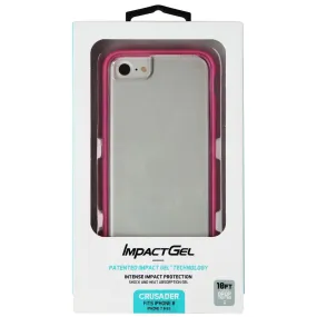 ImpactGel Crusader Case for Apple iPhone 8/7/6s - Clear / Pink