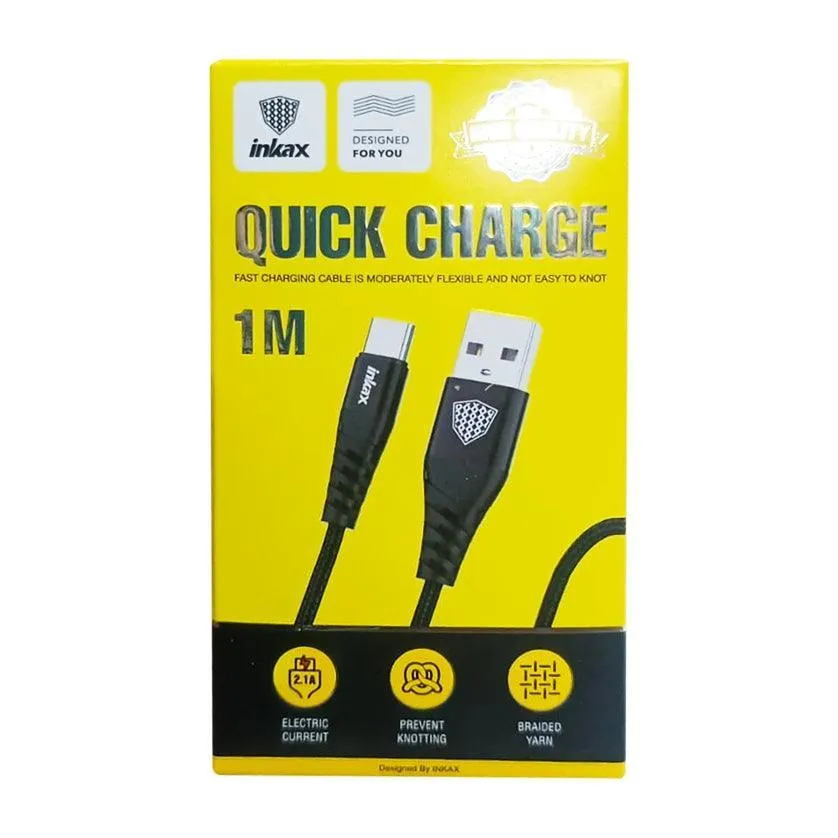 Inkax Original 2.1A Type C Charger Cable CB-02