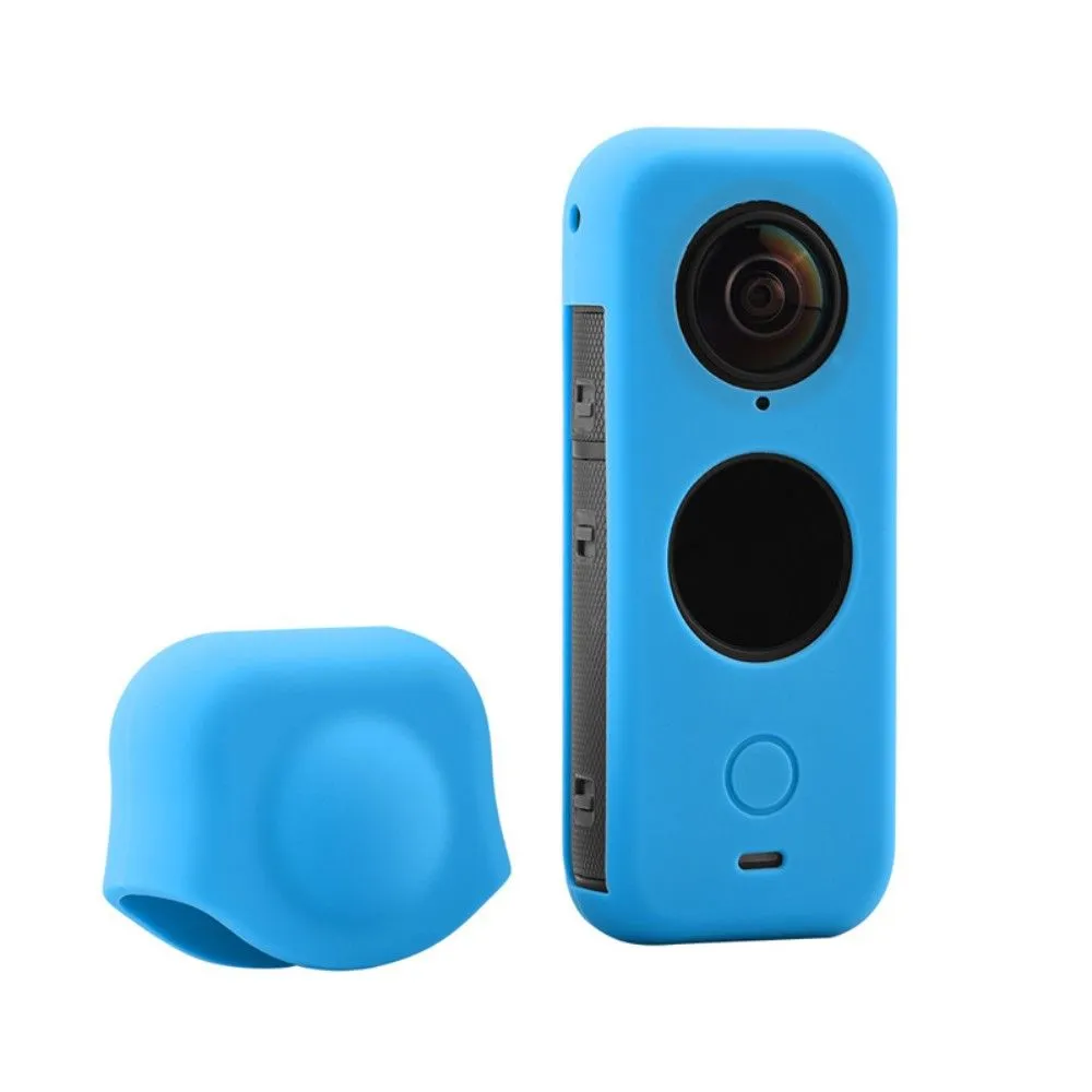 Insta360 One X2 silicone cover   lens cover - Blue