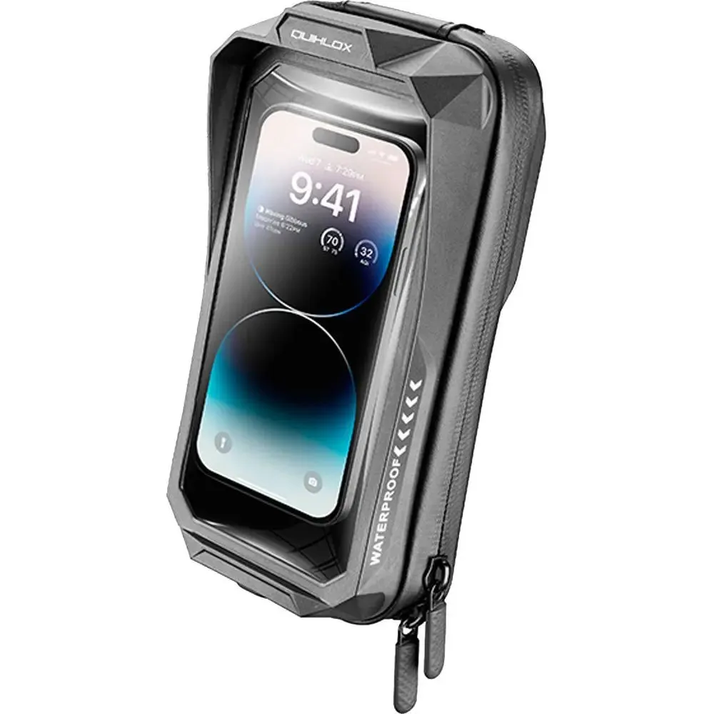 Interphone Moto Quiklox IP66 Hard Case Black For Smartphones - 7 Inch