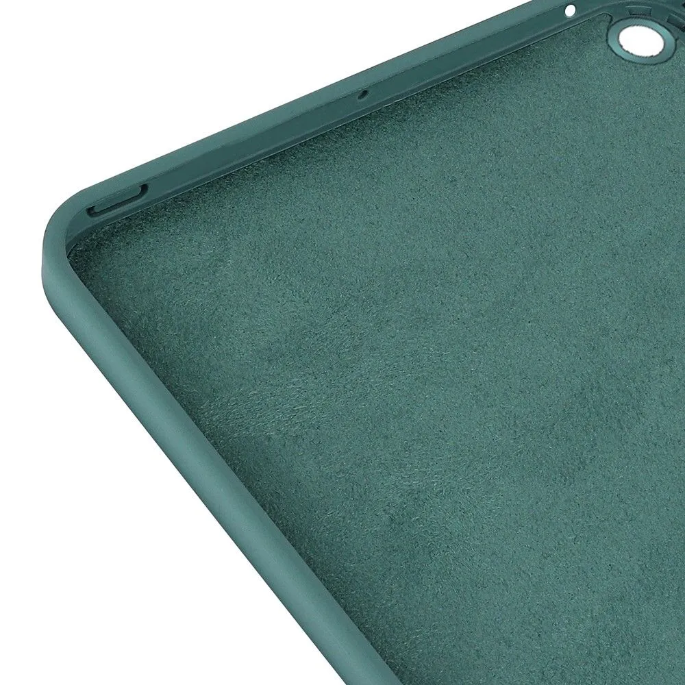 iPad 10.2 (2021) / (2020) / (2019) simple silicone cover - Green