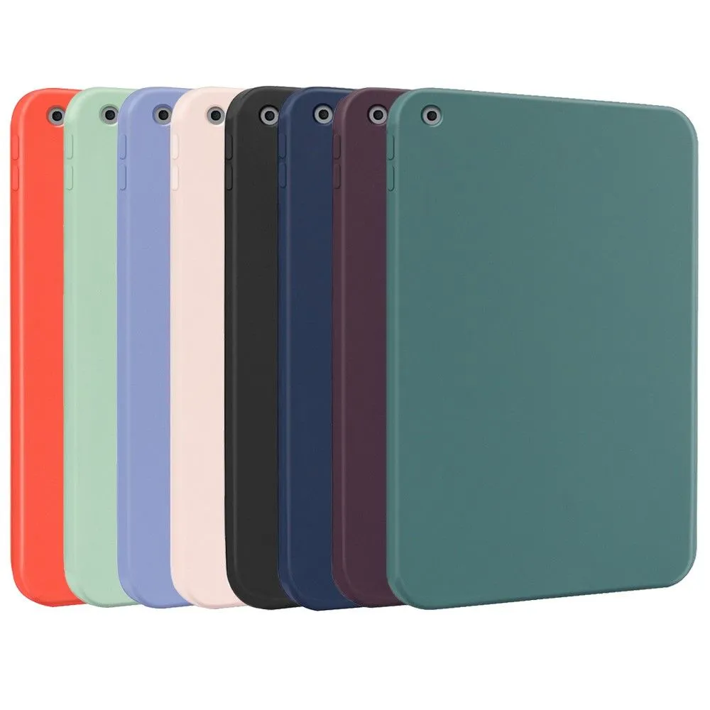 iPad 10.2 (2021) / (2020) / (2019) simple silicone cover - Green