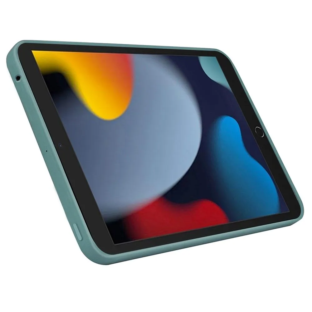 iPad 10.2 (2021) / (2020) / (2019) simple silicone cover - Green