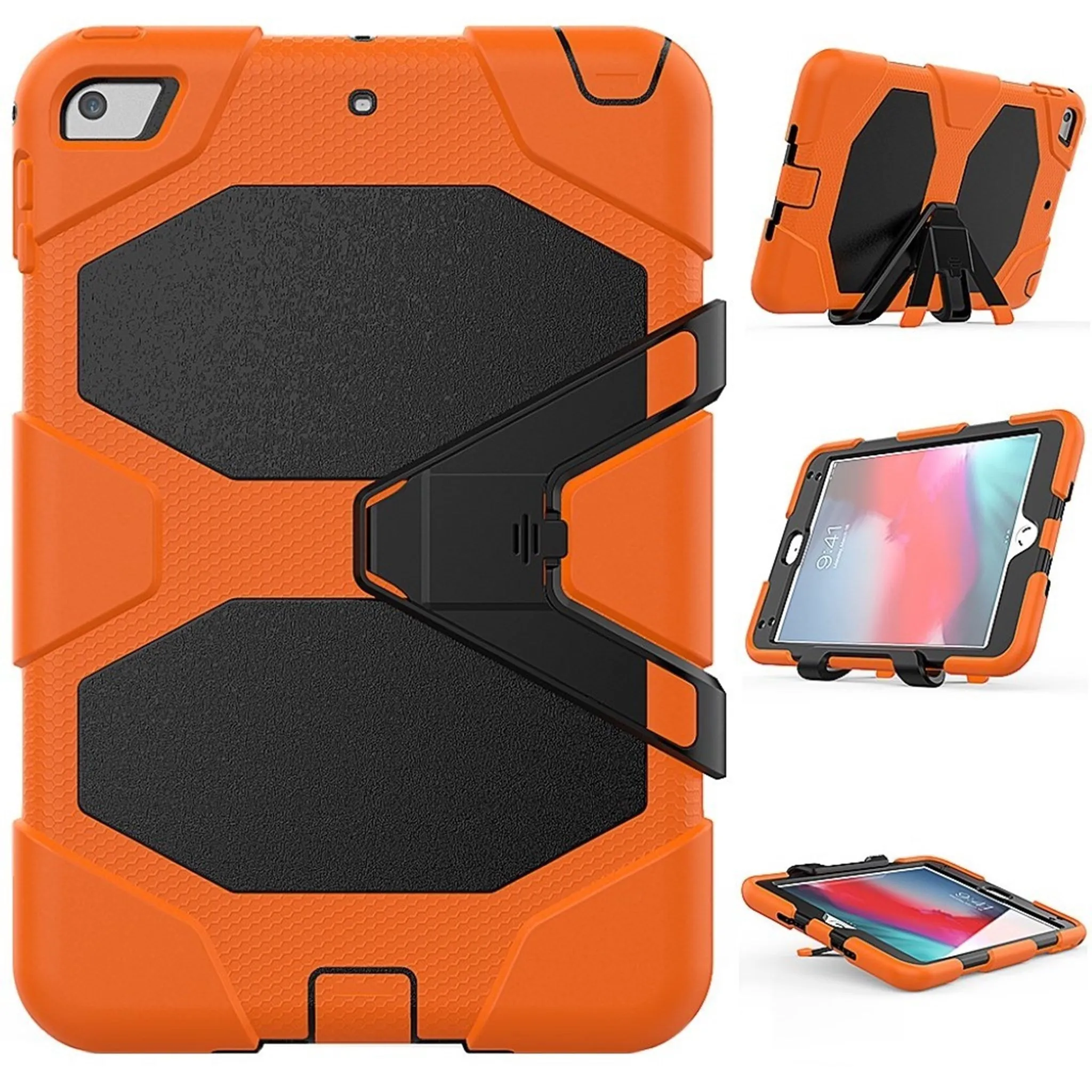 iPad Mini (2019) silicone combo case - Orange