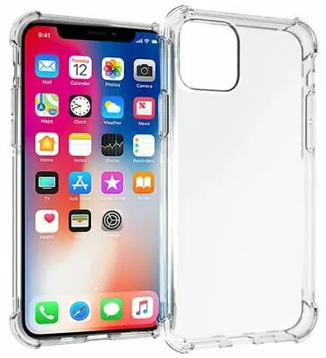 iPhone 11 PRO 5.8 Clear Gel TPU Anti Burst Case Protection Slim Armour