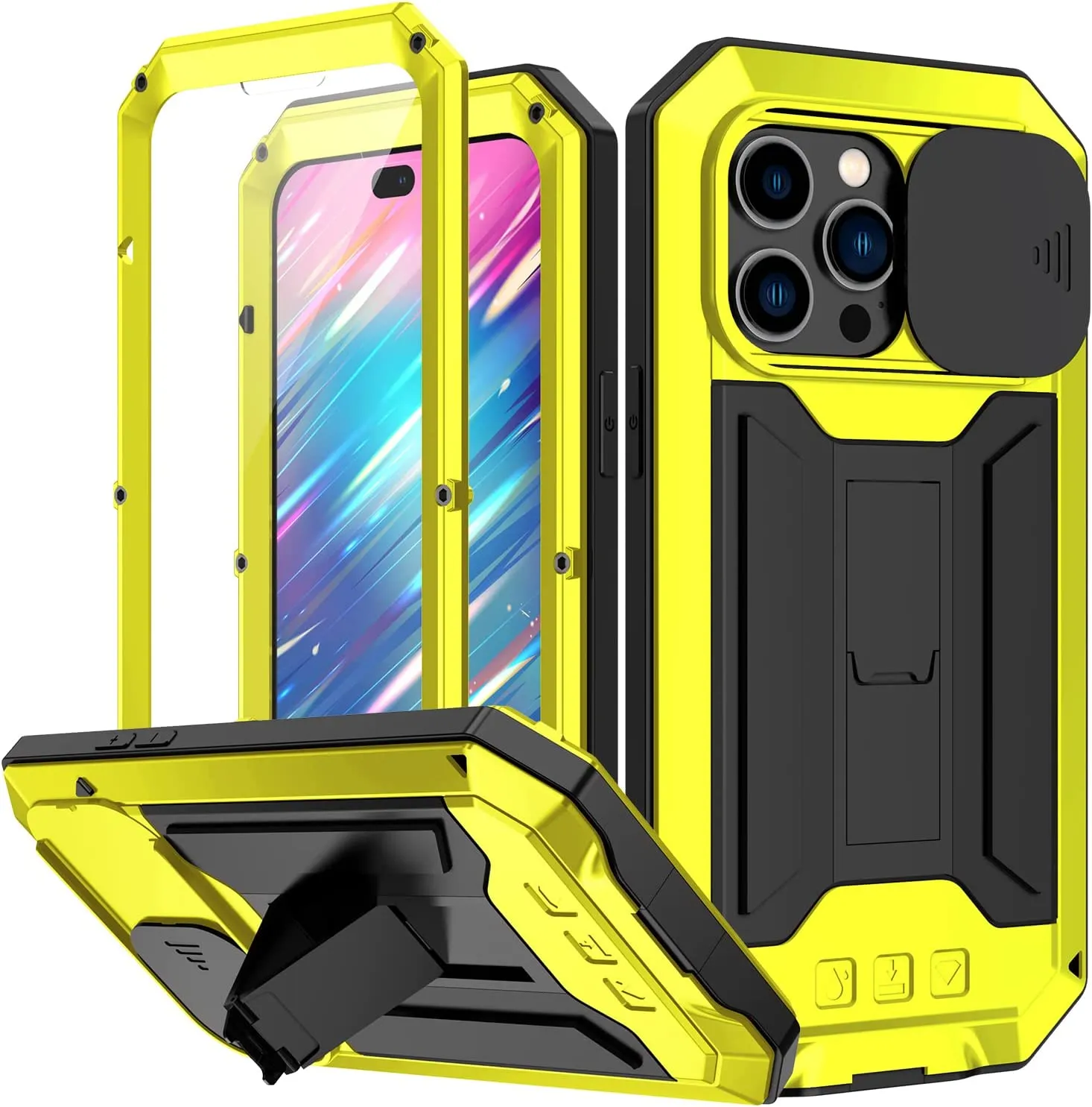 iPhone 15 Pro Max Metal Rugged Case