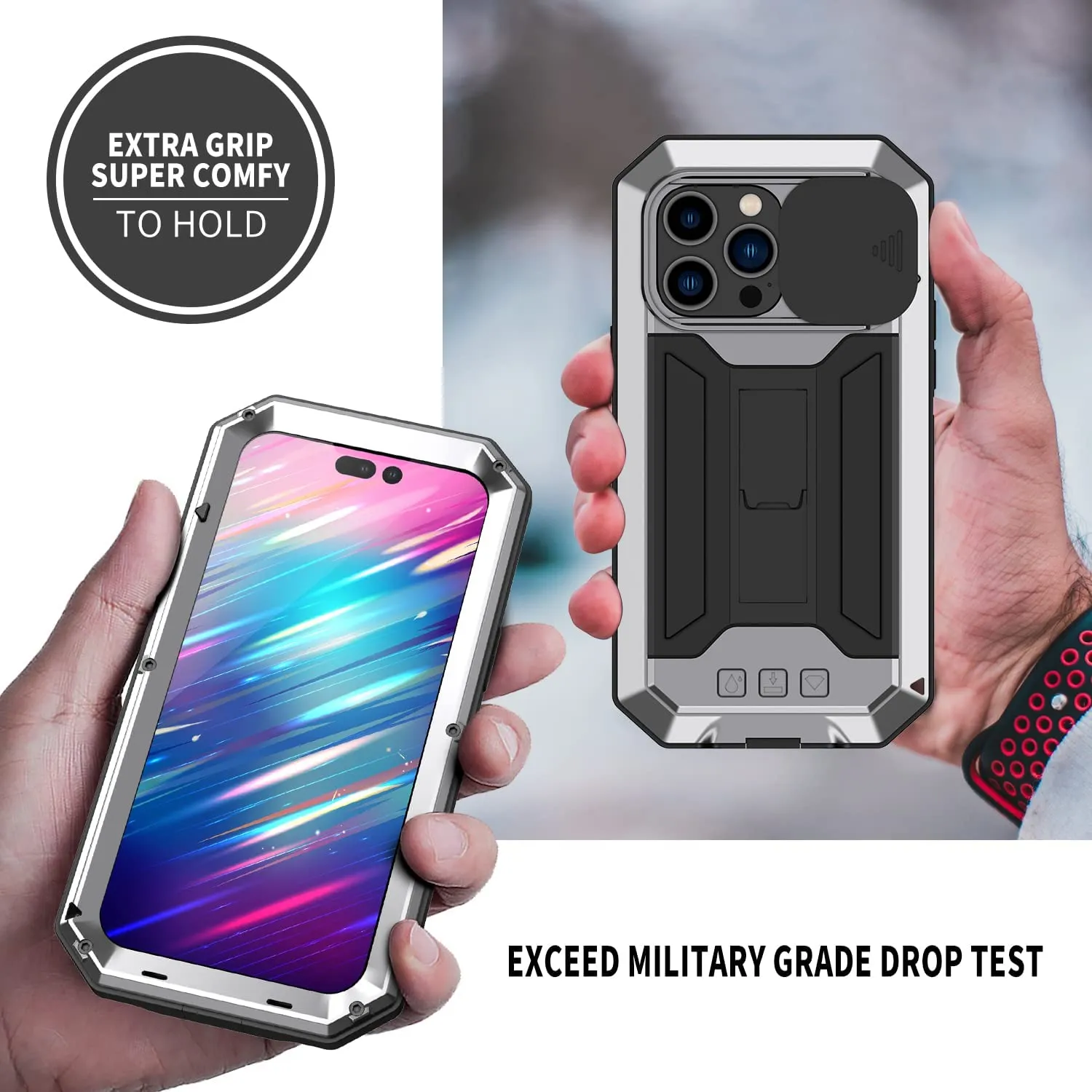 iPhone 15 Pro Max Metal Rugged Case