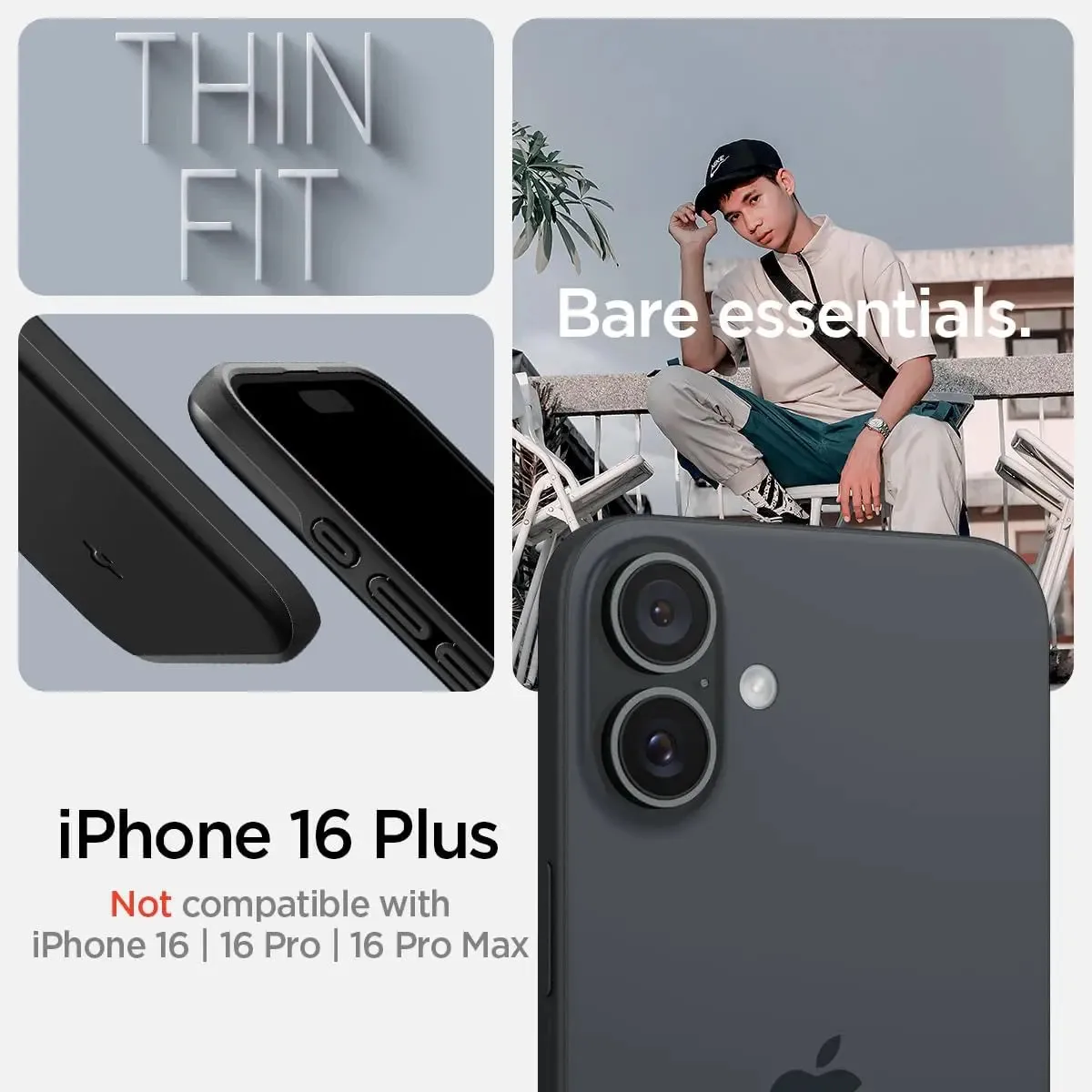 iPhone 16 Plus Case Thin Fit Magfit