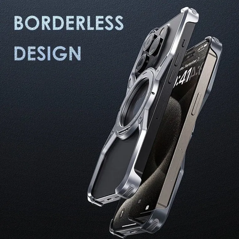 iPhone 16 Series Titanium Frameless Cooling Bracket Case