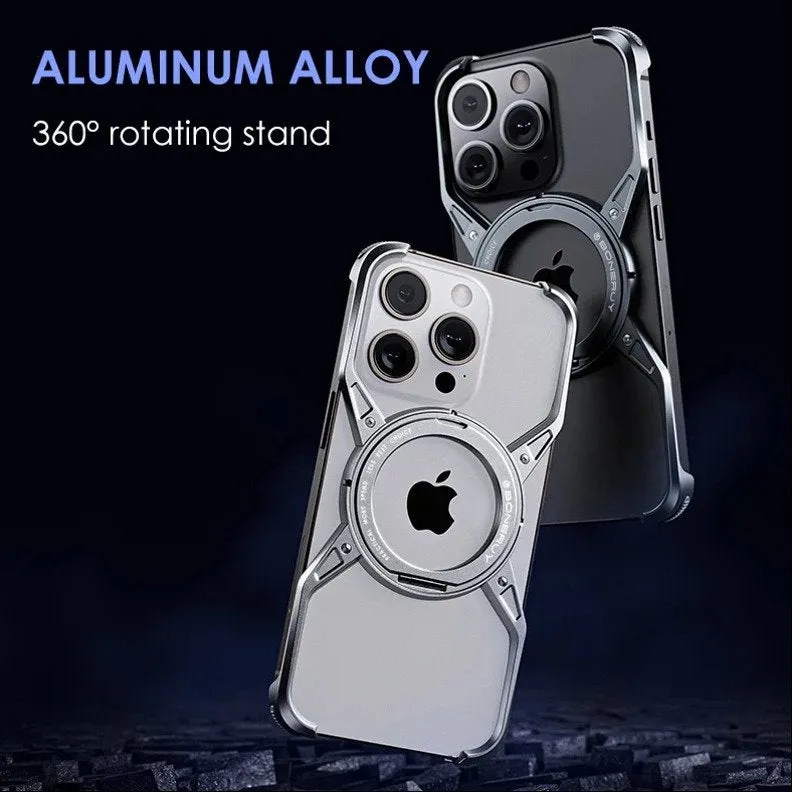 iPhone 16 Series Titanium Frameless Cooling Bracket Case