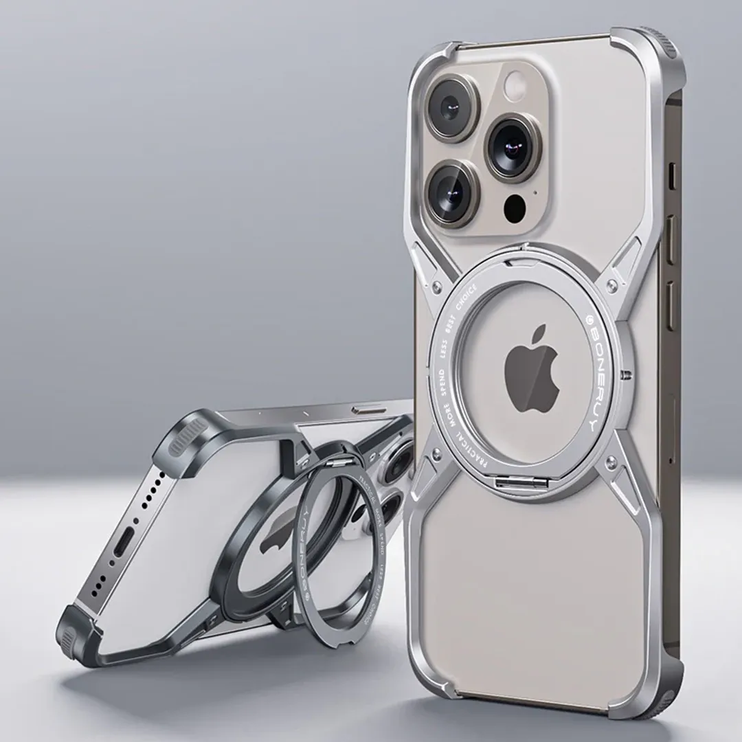 iPhone 16 Series Titanium Frameless Cooling Bracket Case