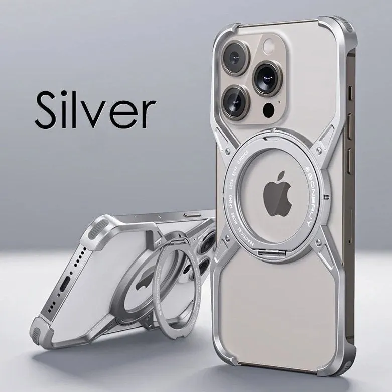 iPhone 16 Series Titanium Frameless Cooling Bracket Case