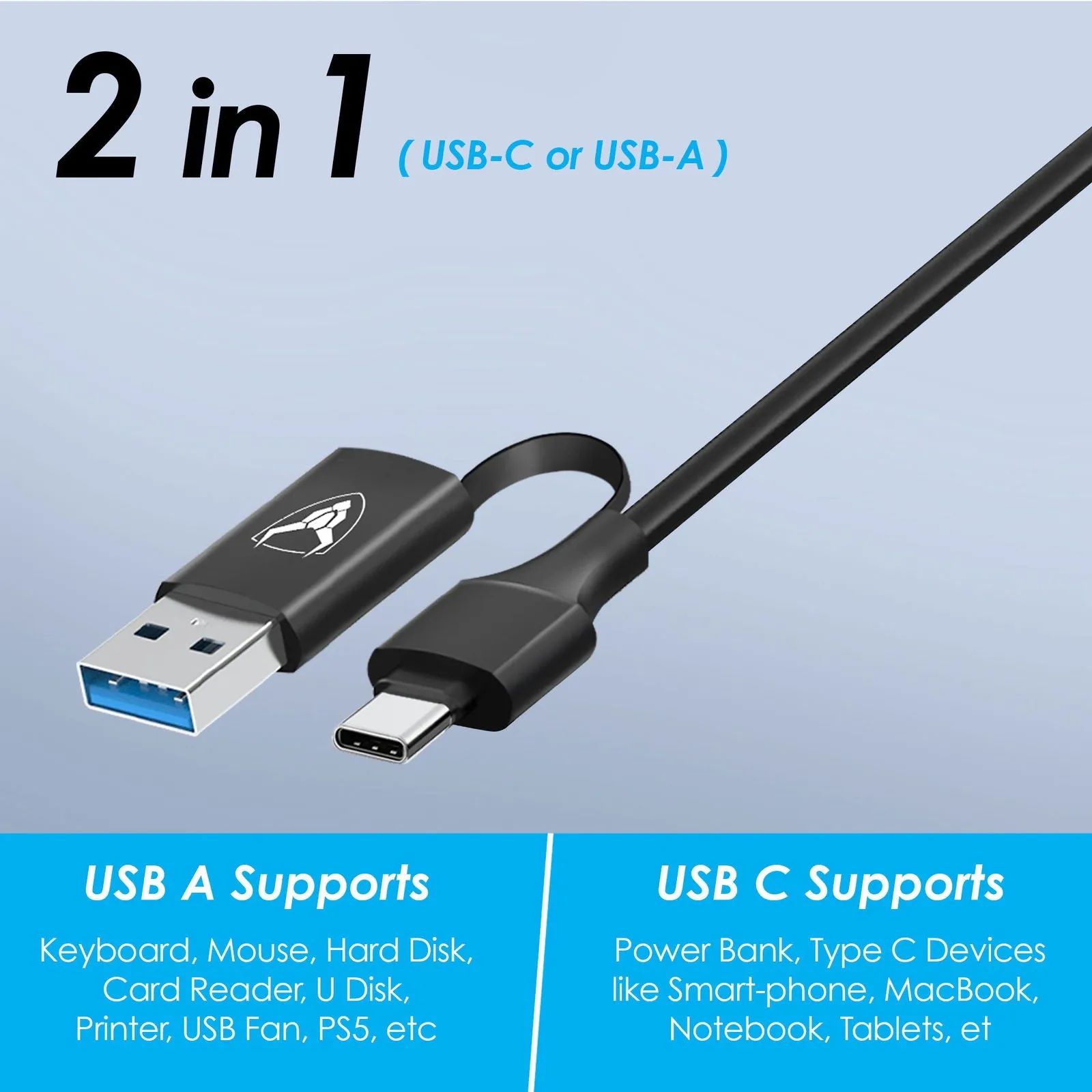 iSOUL 4-Port USB 3.0 Data Hub High-Speed Multi-Port USB-C Hub