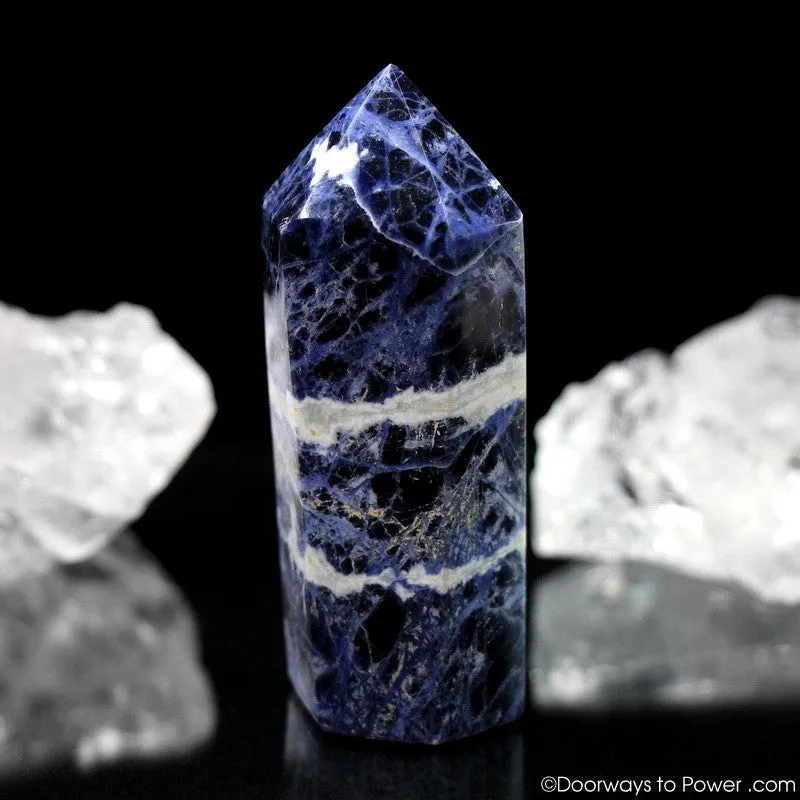 John of God Sodalite Generator Point Casa Energy Crystal (Rare)