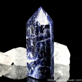 John of God Soldalite Generator Point Crystal